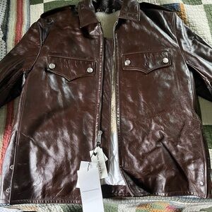 Men's Brown Leather Jacket